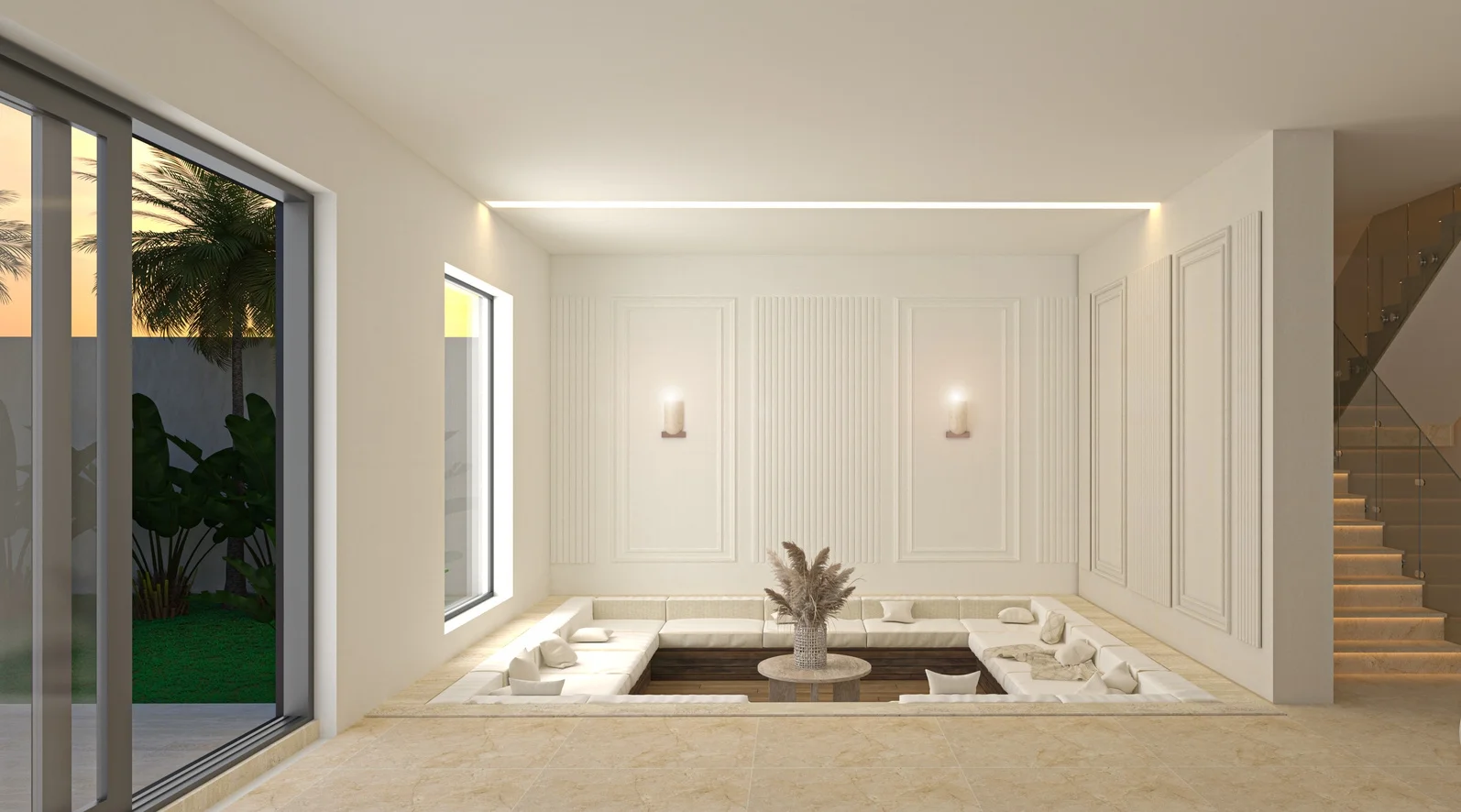 Salon enterré Type 2