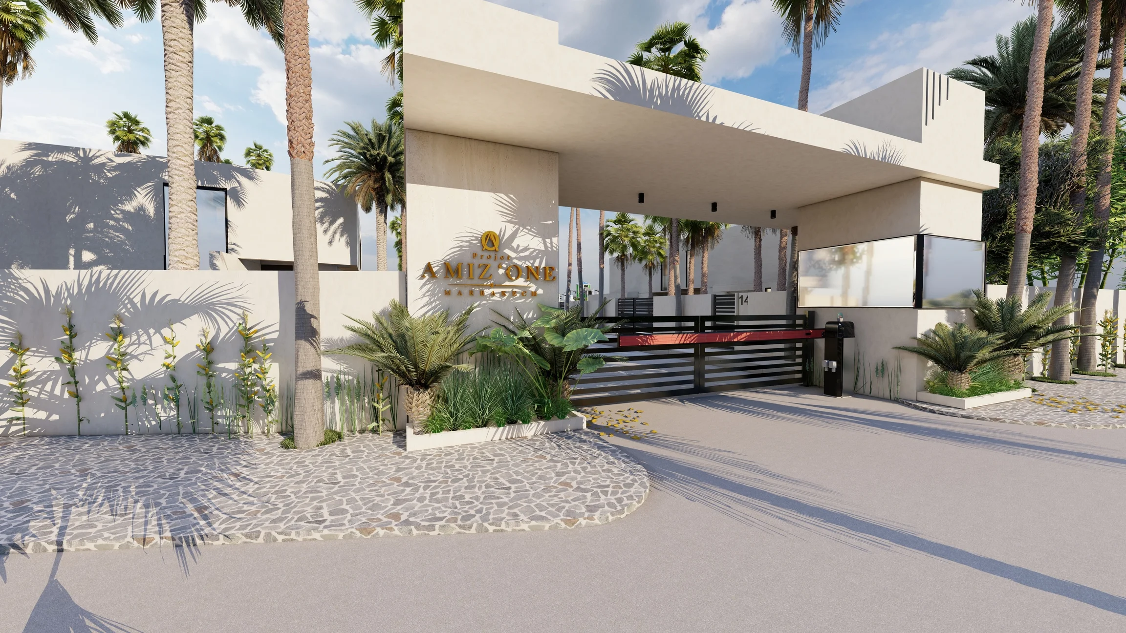 Vue aérienne Projet A Marrakech