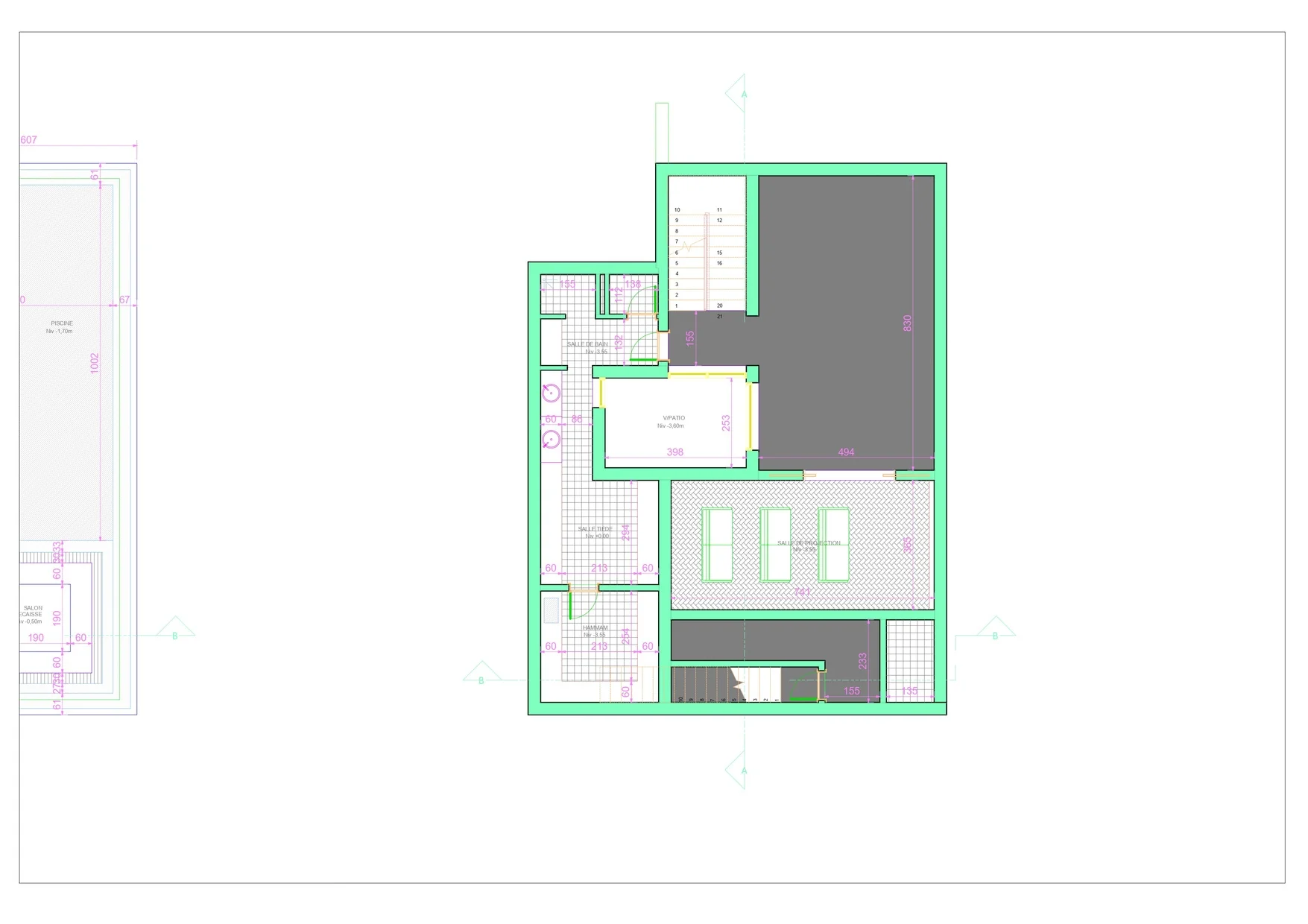 Plan Sous-sol Type 4